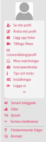 Fyll i profilen här