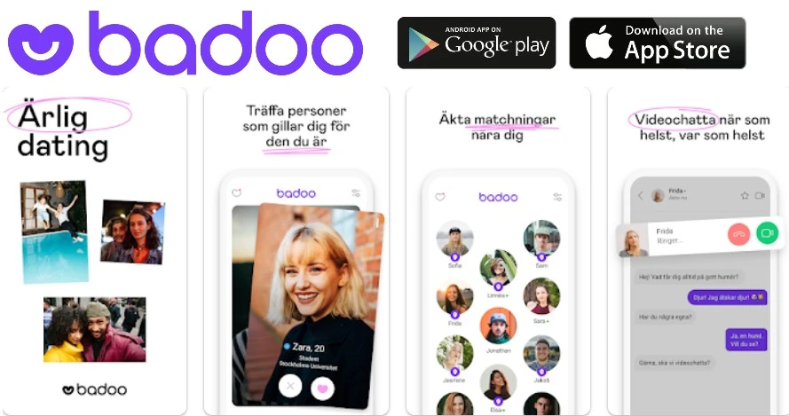 Bilder på Badoo