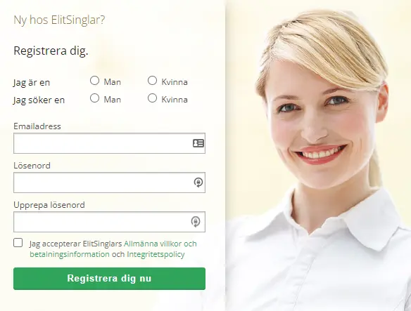 ElitSinglar registrering