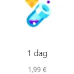 Priset för att köpa Badoo premium i en dag